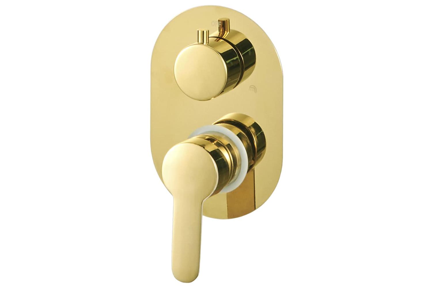 Vidaxl 147722 Shower System Stainless Steel 201 Gold-5