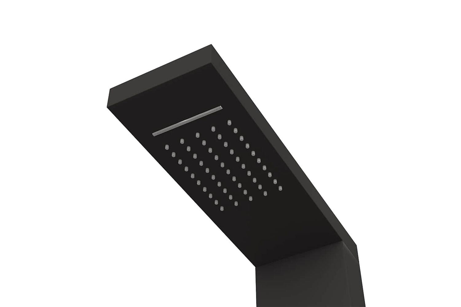 Vidaxl 151416 Shower Panel System Aluminium Black-5