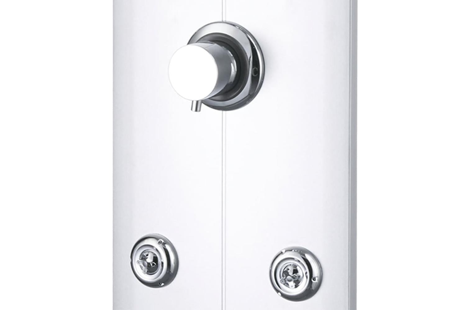 vidaXL 151421 Shower Panel Unit 25x43x110cm Silver-8