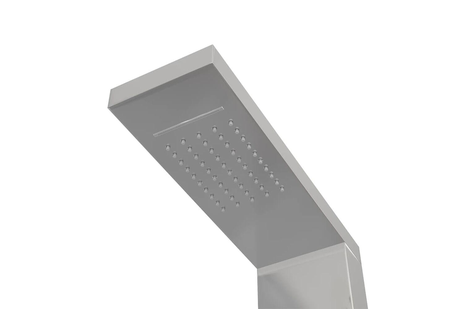 Vidaxl 151414 Shower Panel System Stainless Steel Square-5