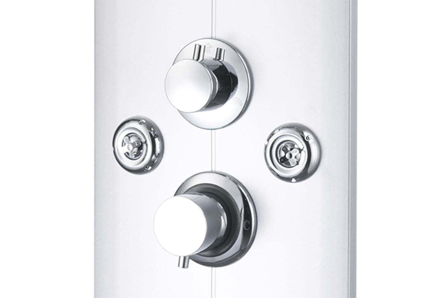 vidaXL 142994 Shower Panel Unit 25x43x120cm Silver-6