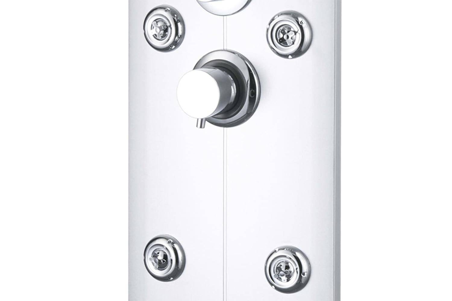 vidaXL 142994 Shower Panel Unit 25x43x120cm Silver-7