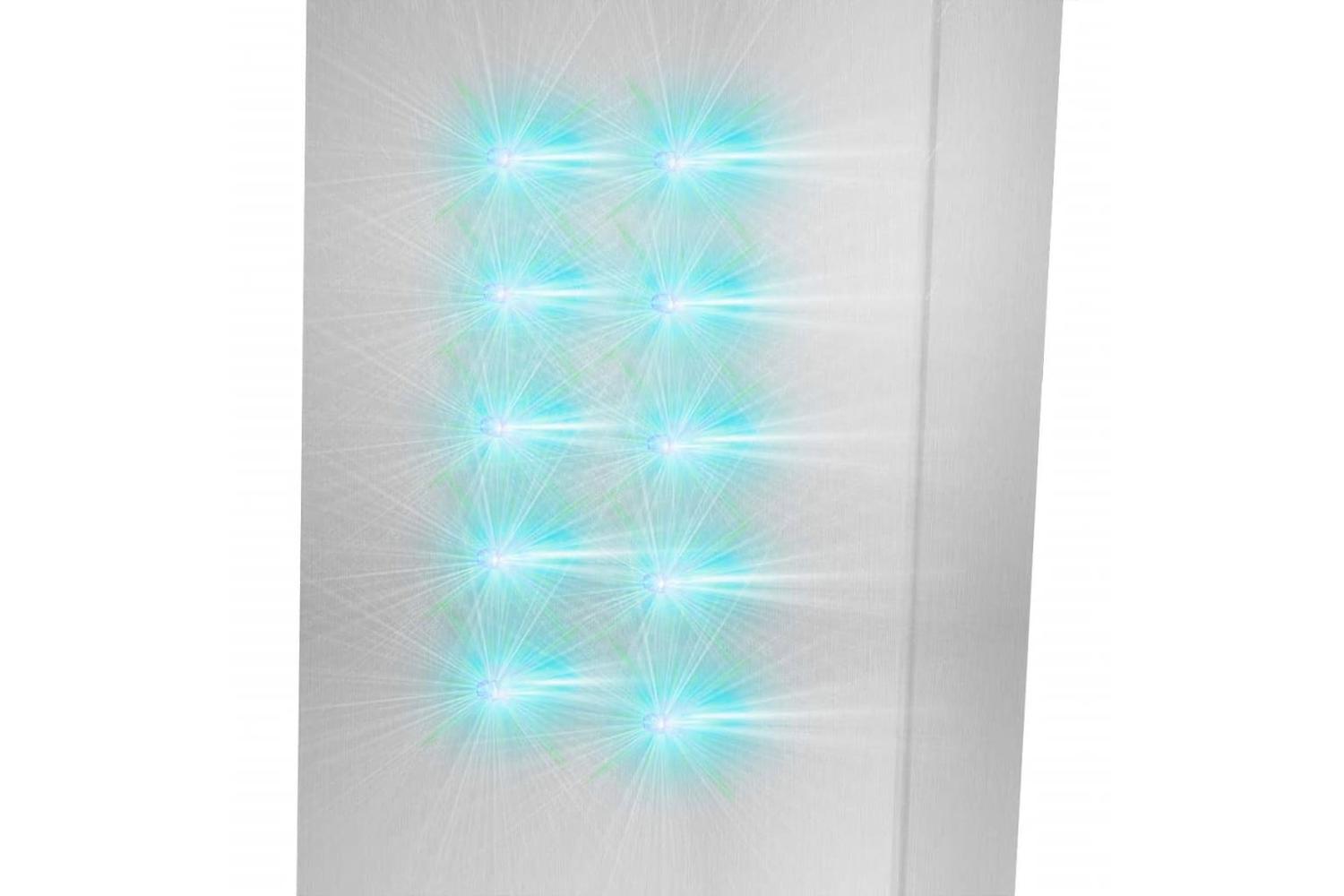 Vidaxl 142370 Shower Panel System Stainless Steel Curved-10