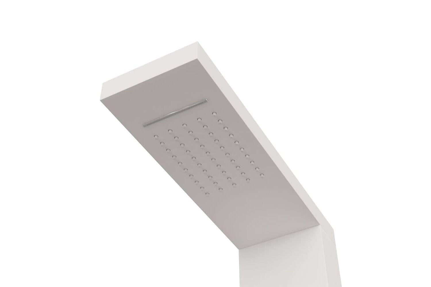 Vidaxl 151415 Shower Panel System Aluminium White-5