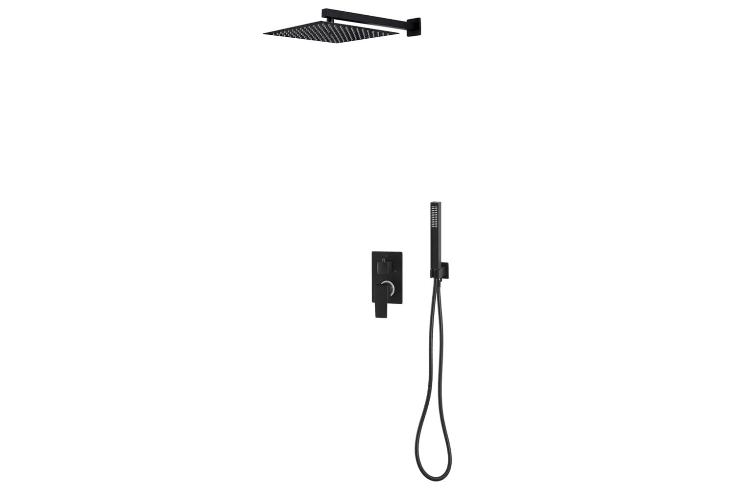 Vidaxl 147718 Shower System Stainless Steel 201 Black