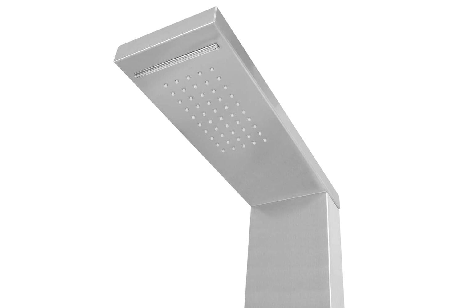 Vidaxl 142371 Shower Panel System Stainless Steel Square-6