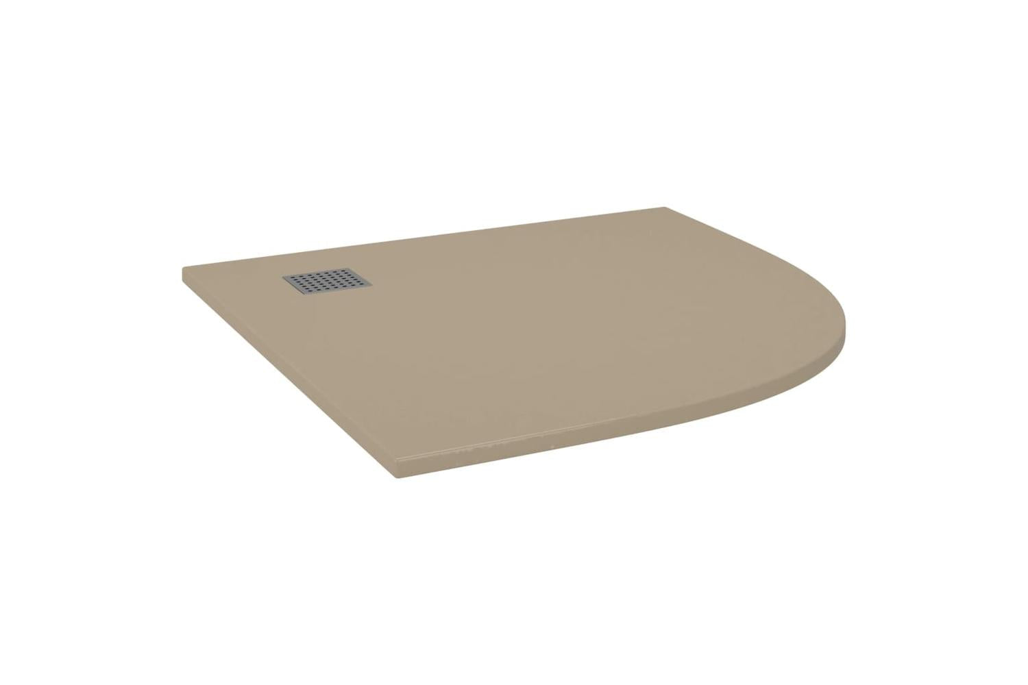 vidaXL 148929 Shower Base Tray Smc Brown 90x90cm
