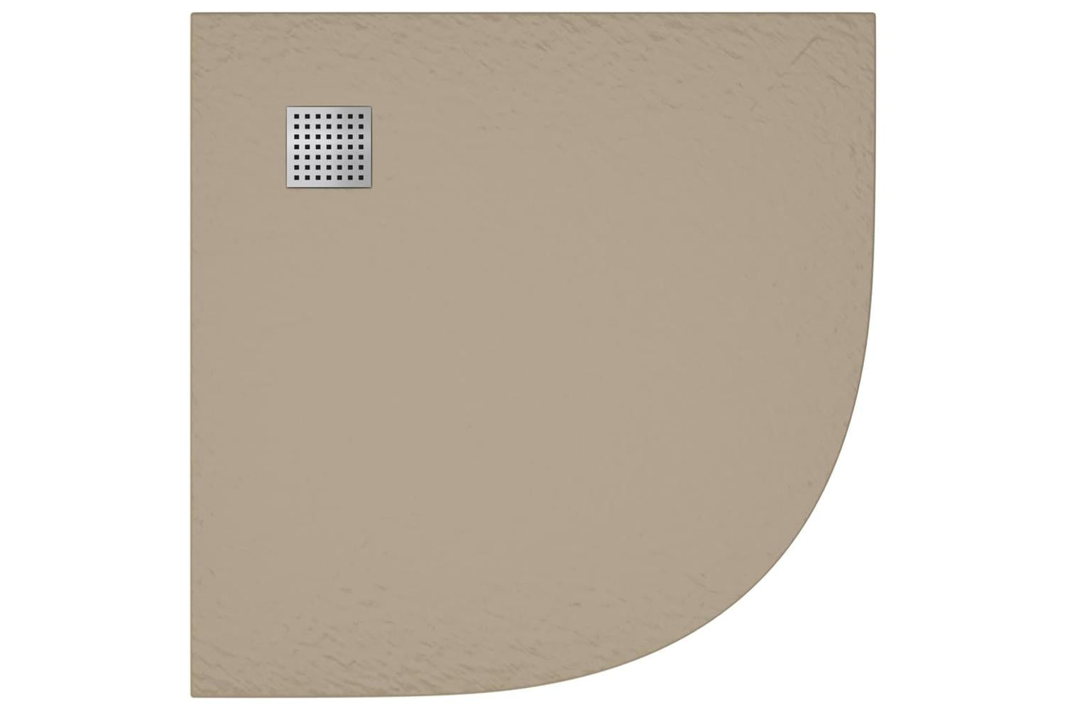 vidaXL 148929 Shower Base Tray Smc Brown 90x90cm-6