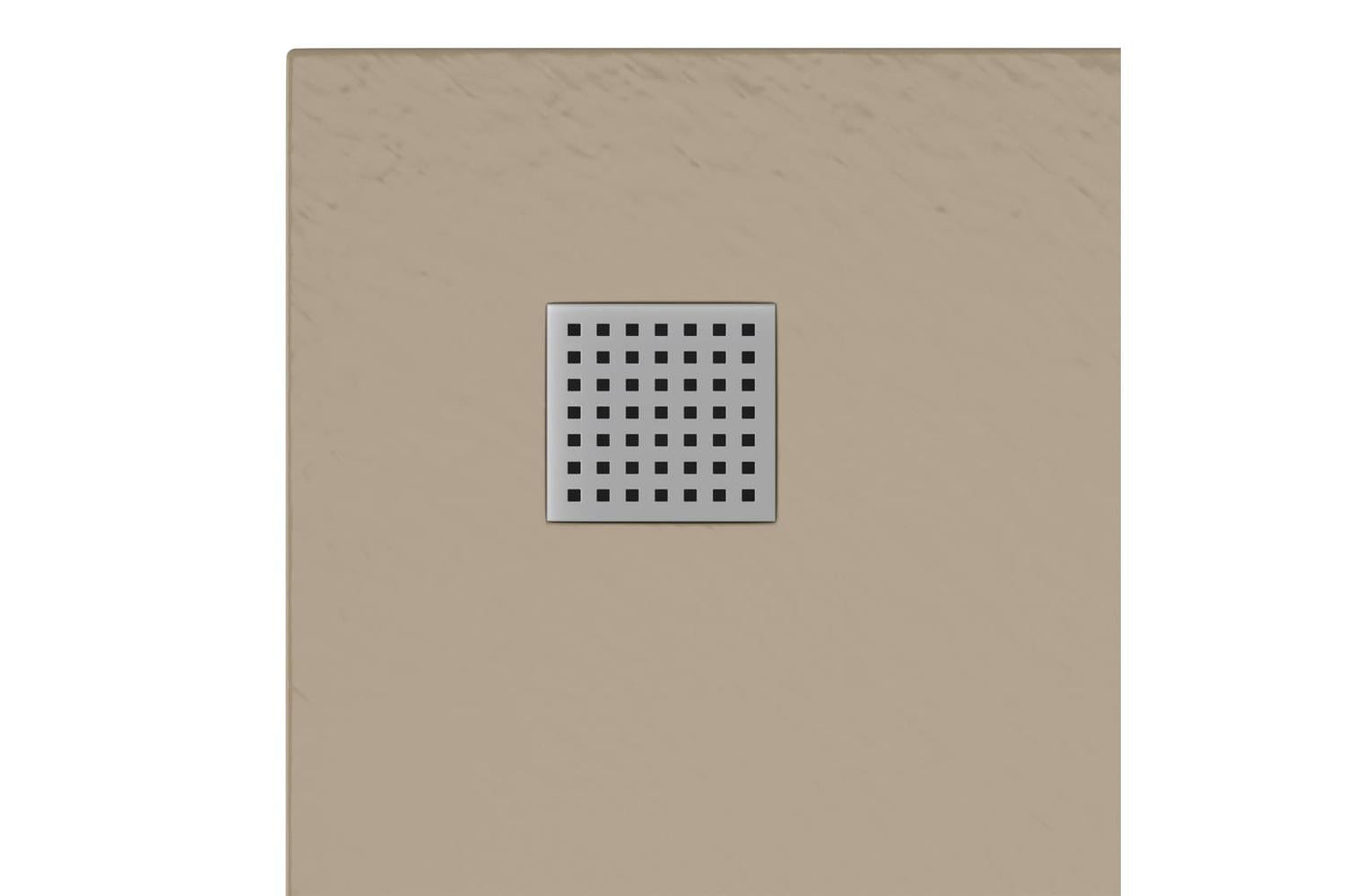 vidaXL 148929 Shower Base Tray Smc Brown 90x90cm-7