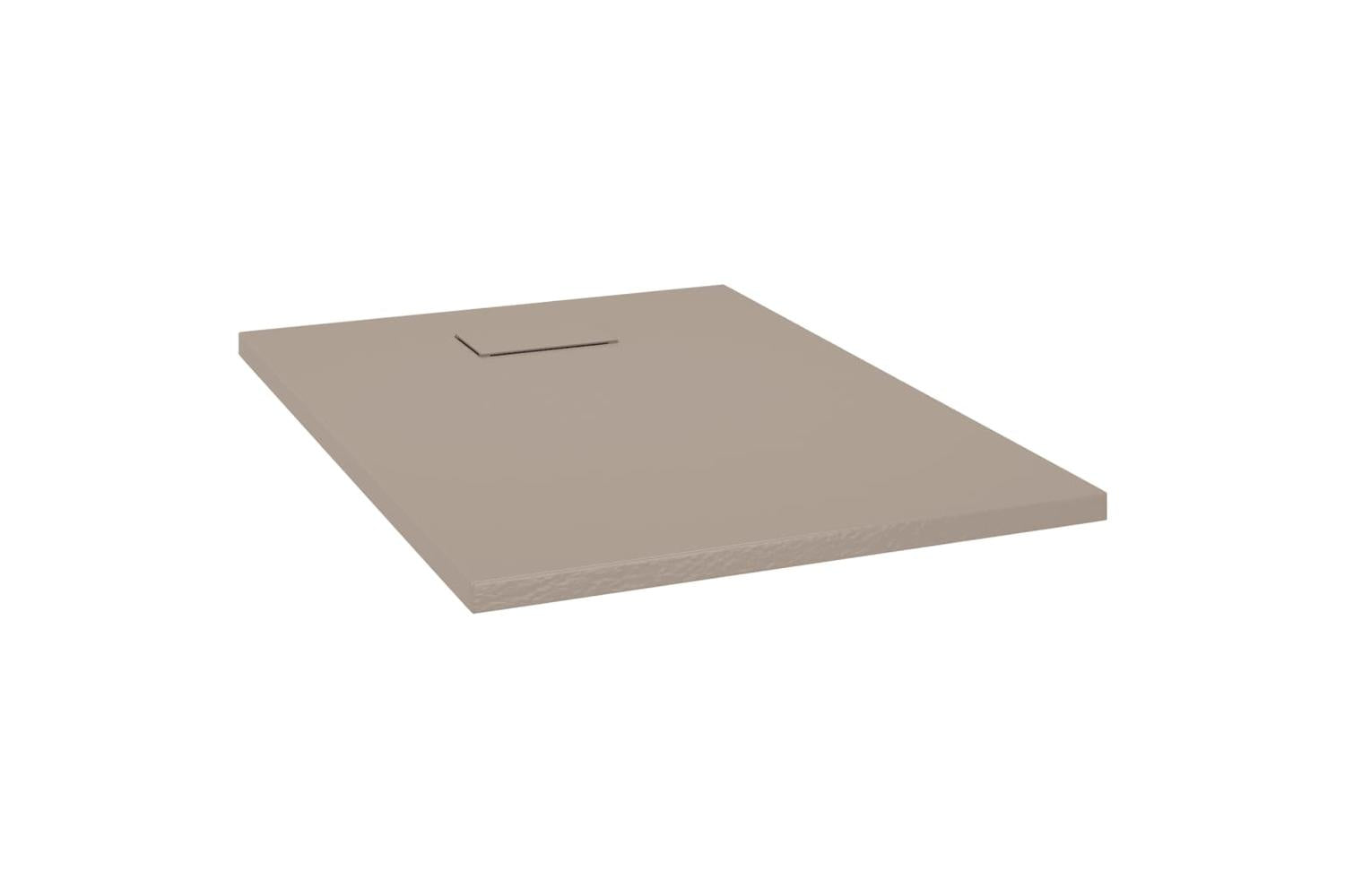 vidaXL 148926 Shower Base Tray Smc Brown 100x70cm-2