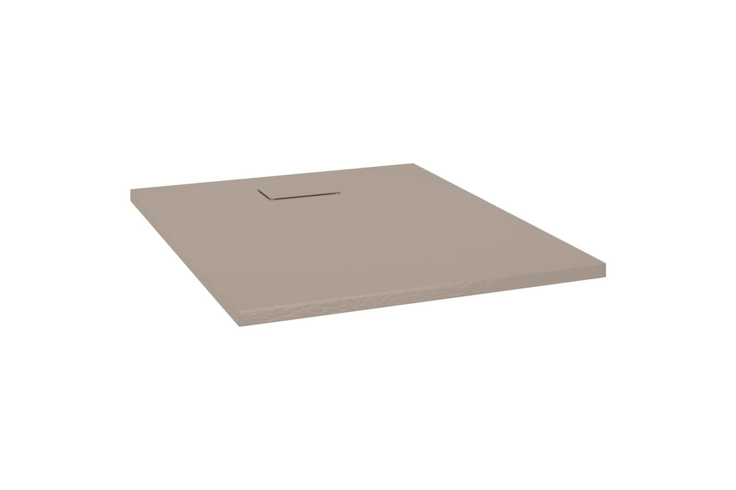 vidaXL 148927 Shower Base Tray Smc Brown 100x80cm