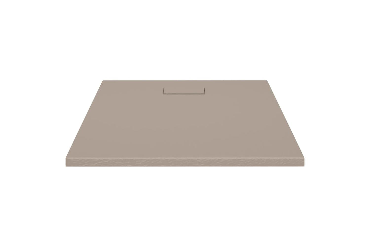 vidaXL 148927 Shower Base Tray Smc Brown 100x80cm-4