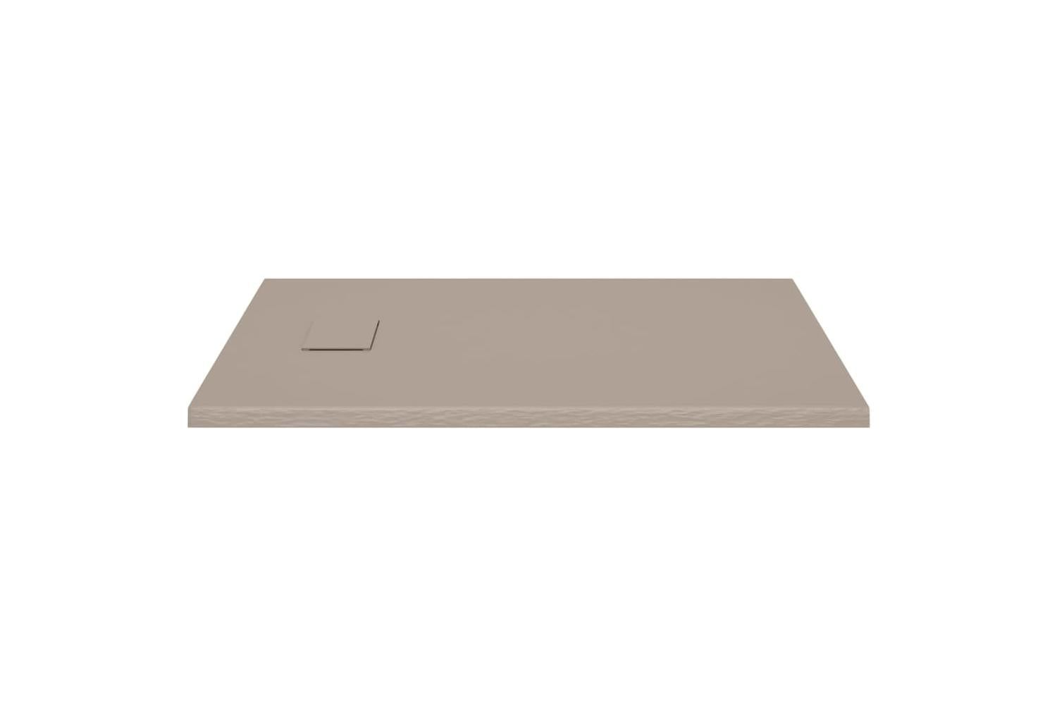 vidaXL 148927 Shower Base Tray Smc Brown 100x80cm-5