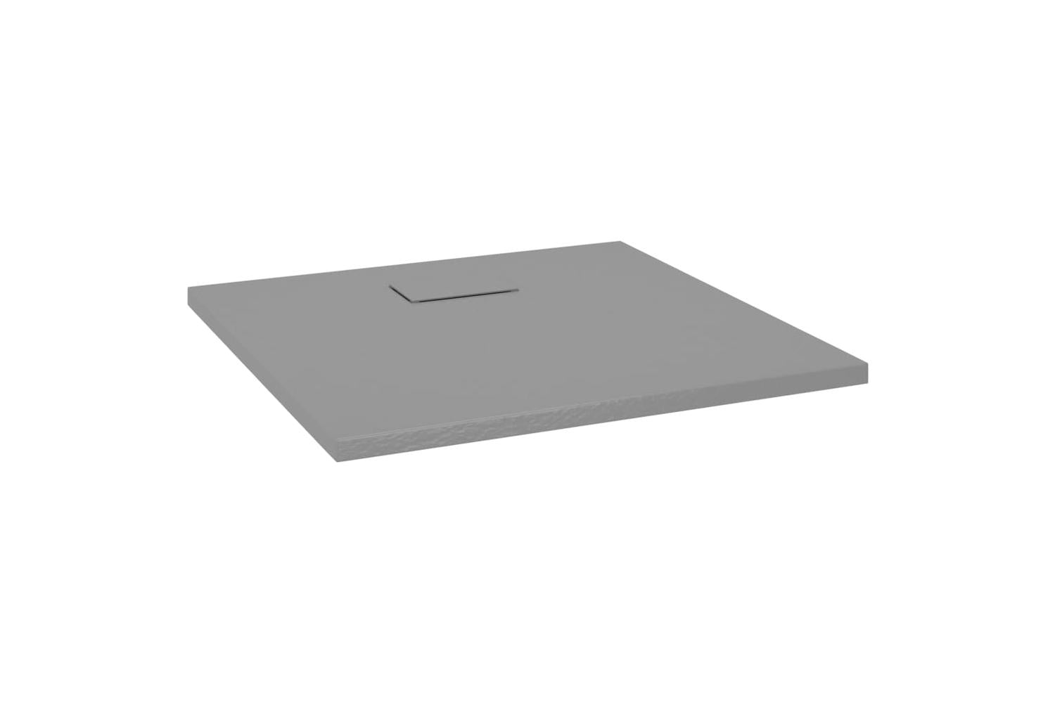 vidaXL 148933 Shower Base Tray Smc Grey 90x90cm