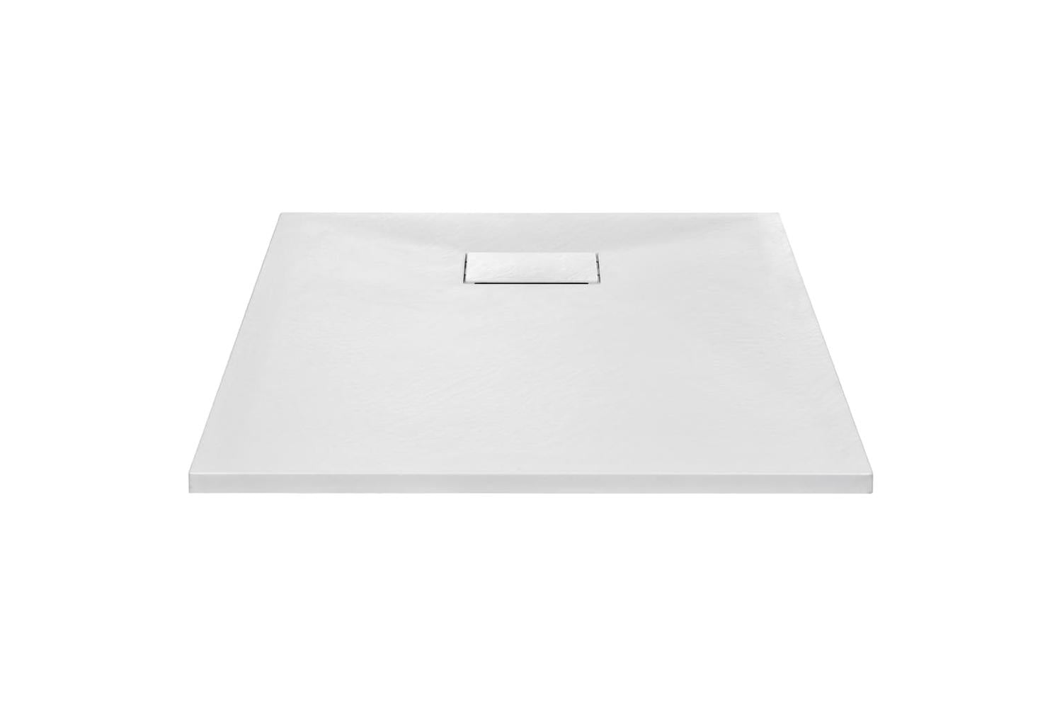 vidaXL 144768 Shower Base Tray Smc White 90x70cm-3