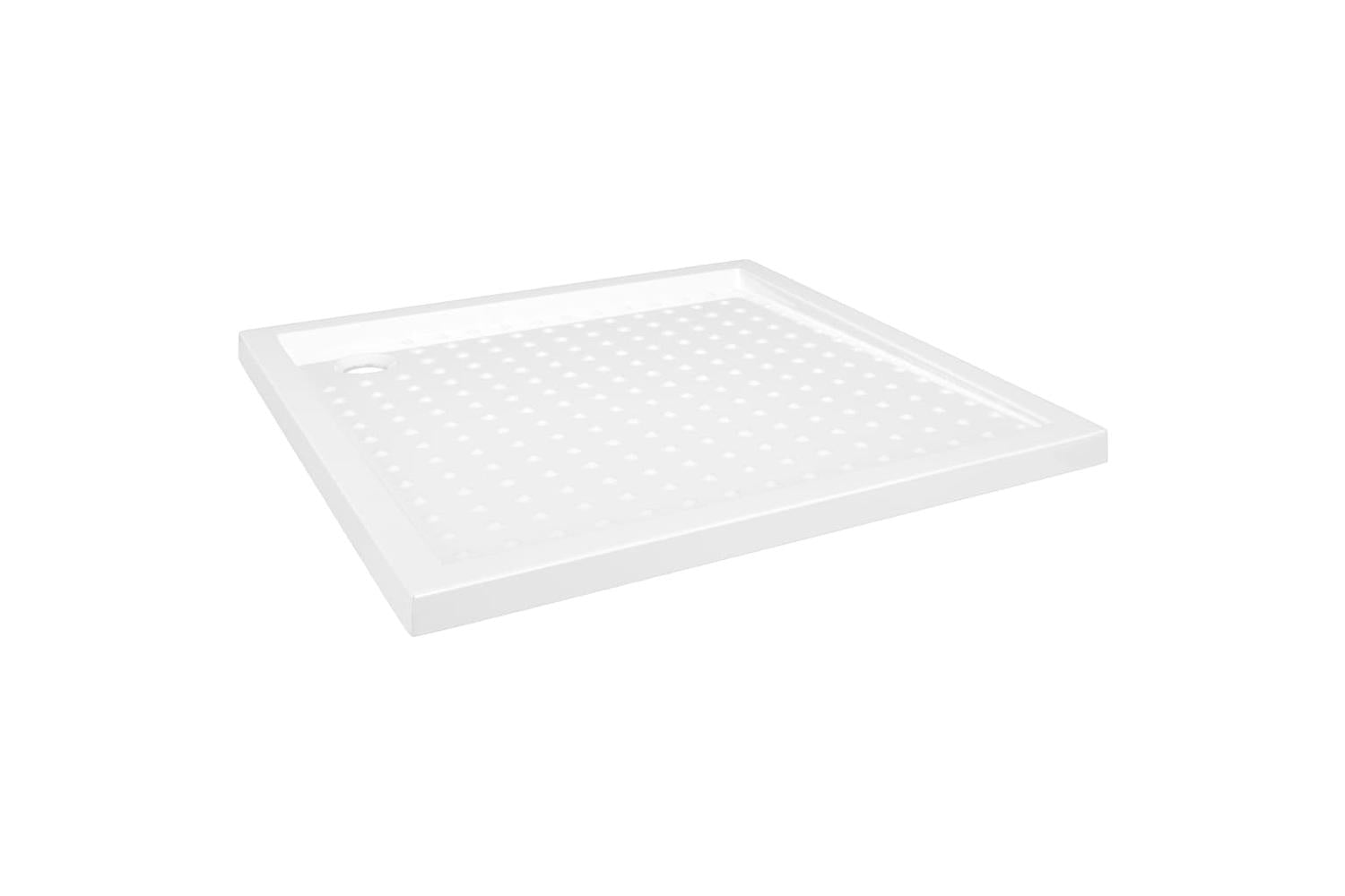 vidaXL 148900 Shower Base Tray With Dots White 80x80x4cm Abs