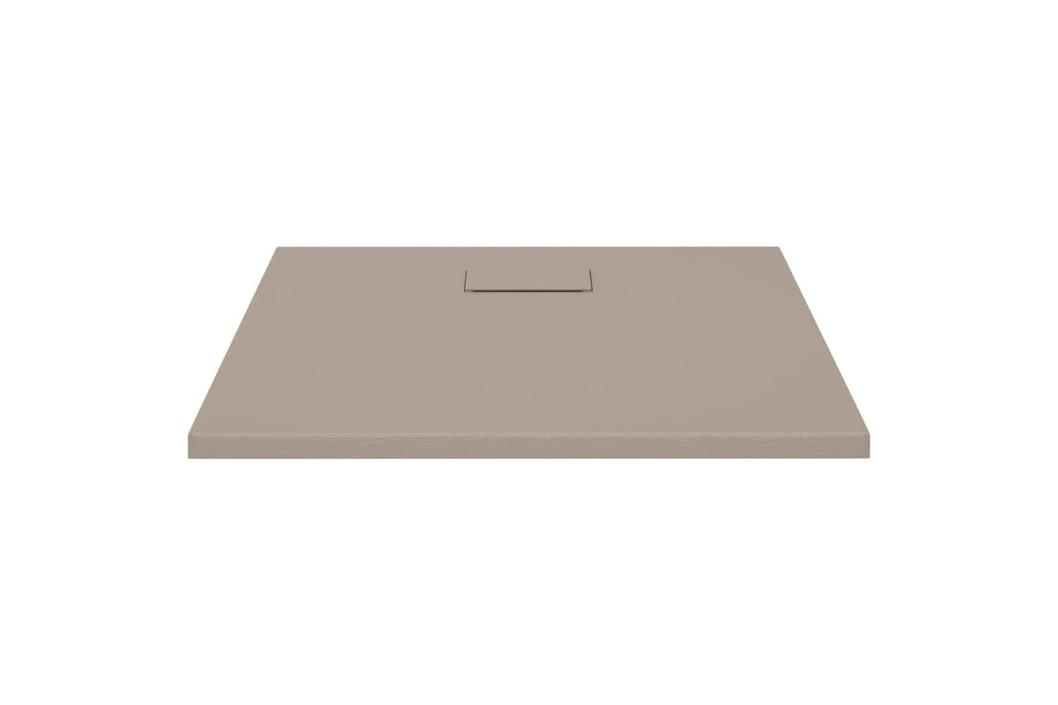 vidaXL 148925 Shower Base Tray Smc Brown 90x90cm-3