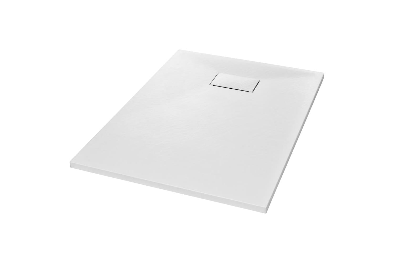 vidaXL 144771 Shower Base Tray Smc White 100x70cm