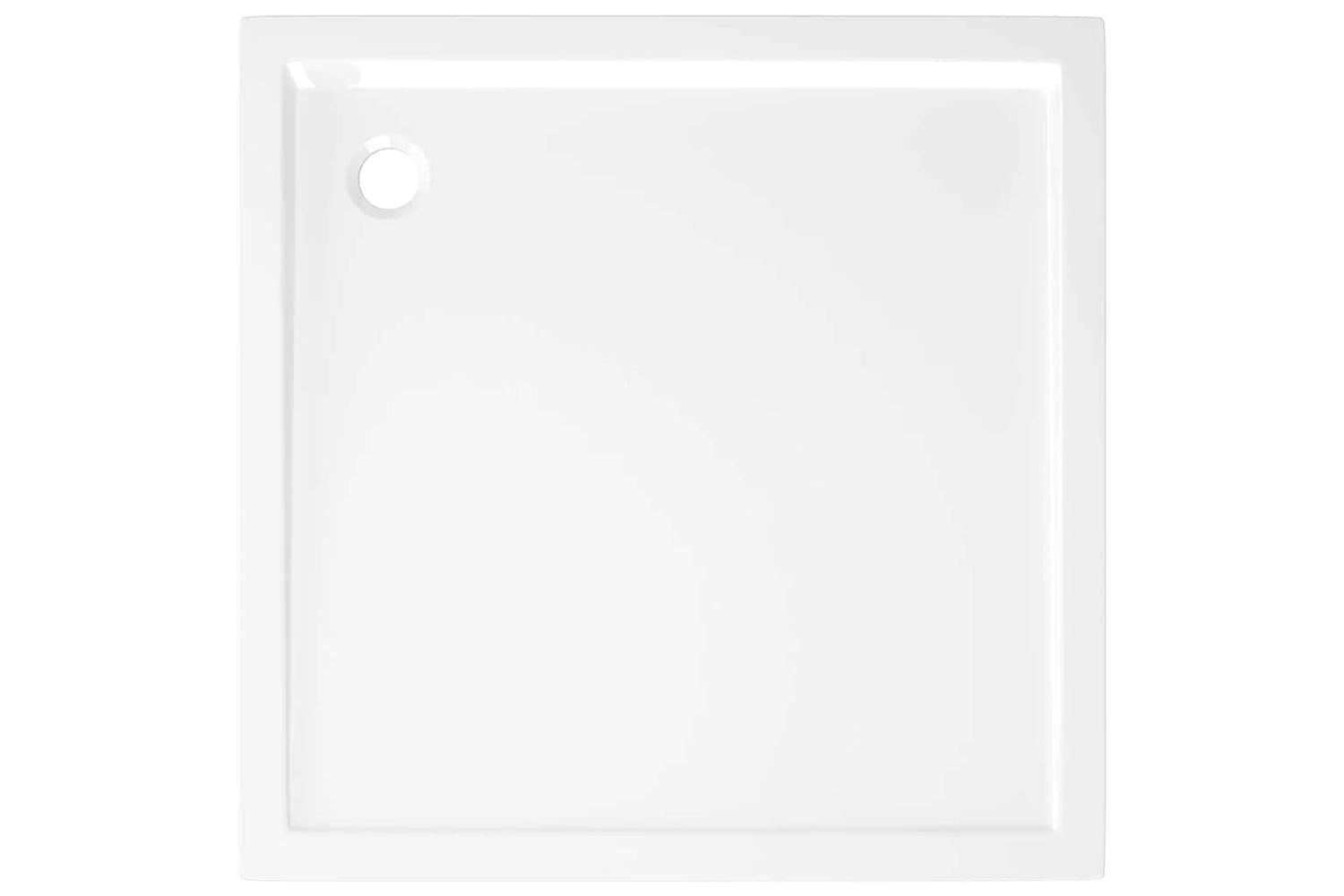vidaXL 148907 Square Abs Shower Base Tray White 80x80cm-6