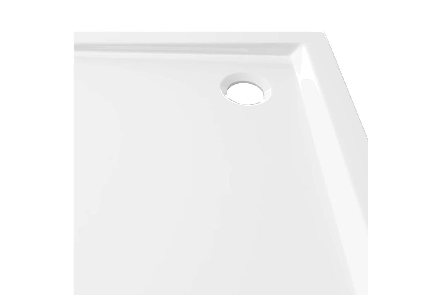 vidaXL 148907 Square Abs Shower Base Tray White 80x80cm-7