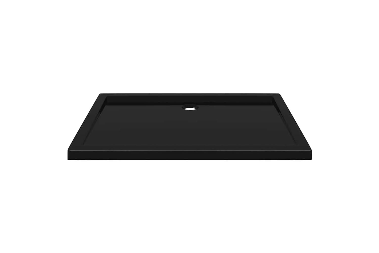 vidaXL 148918 Rectangular Abs Shower Base Tray Black 80x110cm-4