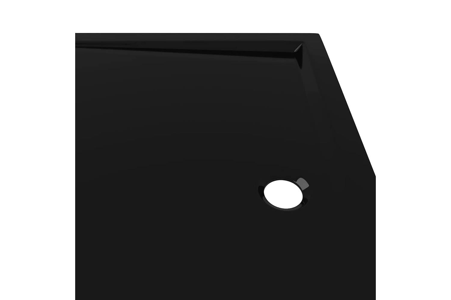 vidaXL 148918 Rectangular Abs Shower Base Tray Black 80x110cm-7