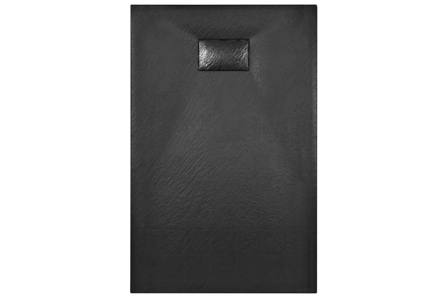 vidaXL 144781 Shower Base Tray | Black-4