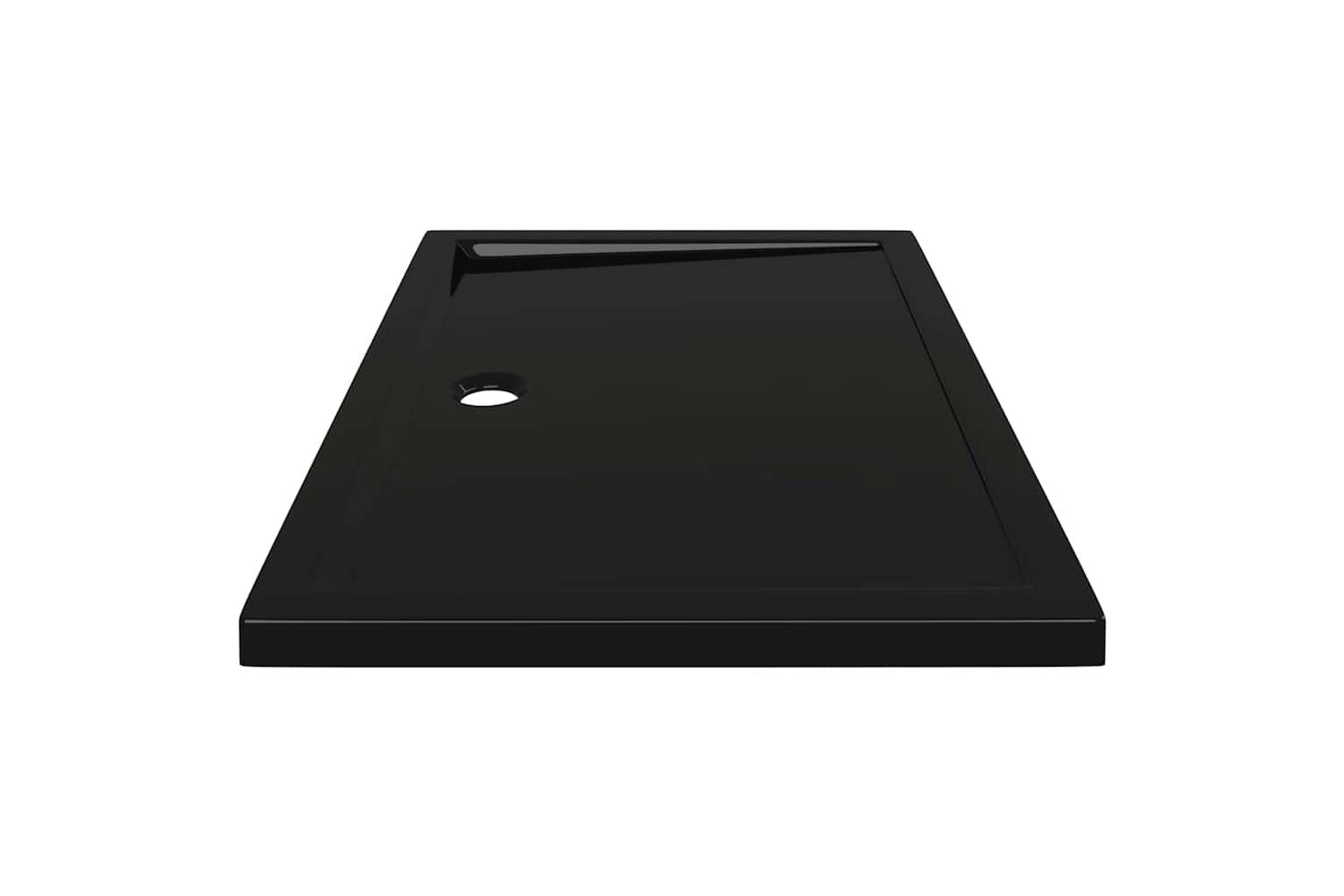 vidaXL 148915 Rectangular Abs Shower Base Tray Black 70x100cm-5