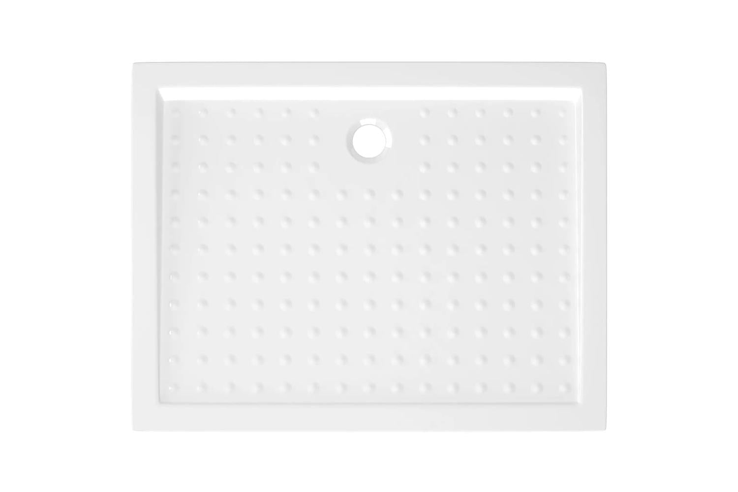 vidaXL 148896 Shower Base Tray With Dots White 90x70x4cm Abs-5