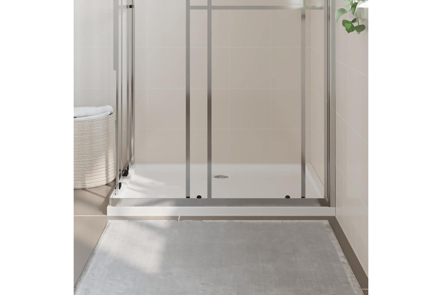 vidaXL 148909 Rectangular Abs Shower Base Tray White 80x110cm-3
