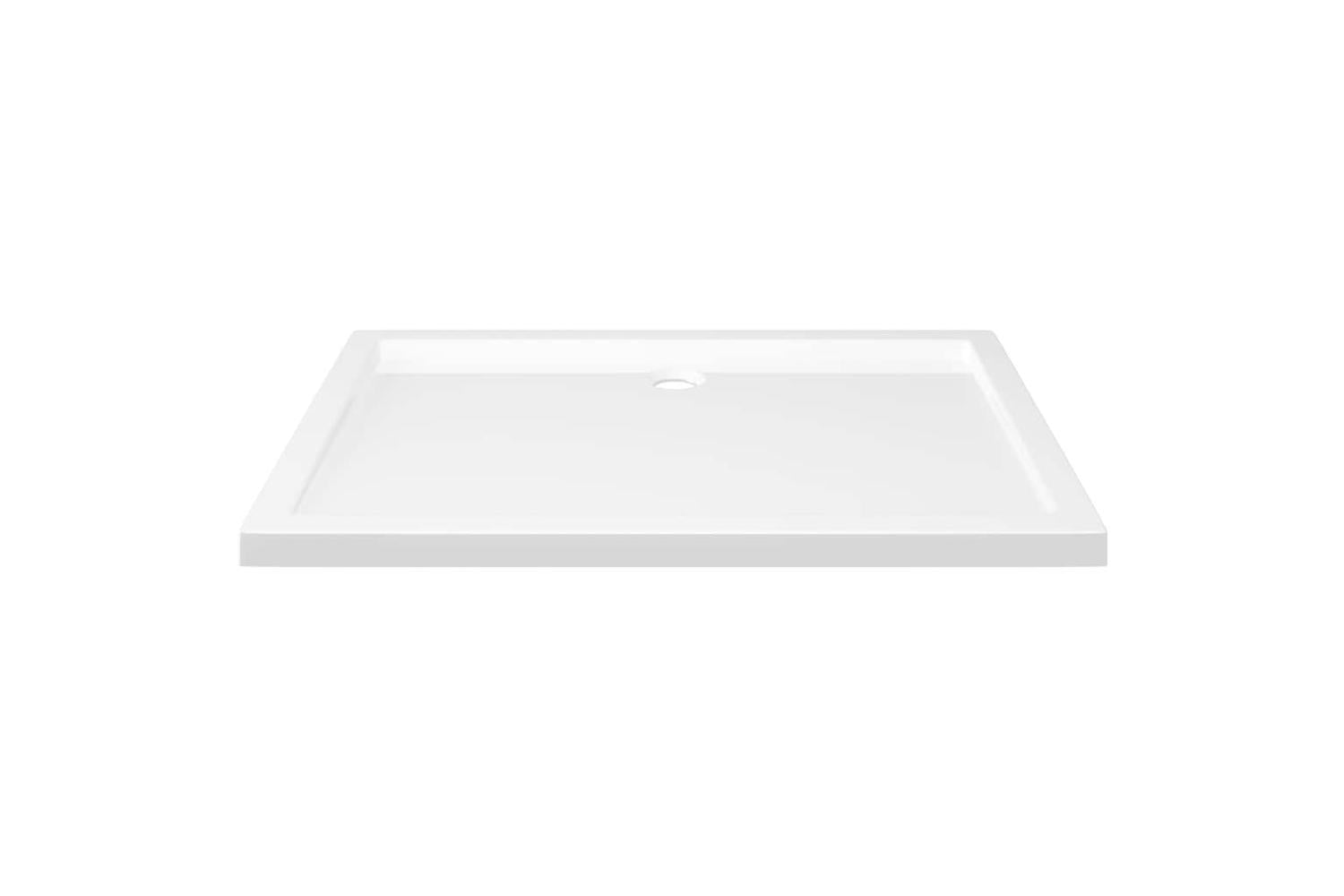 vidaXL 148909 Rectangular Abs Shower Base Tray White 80x110cm-5