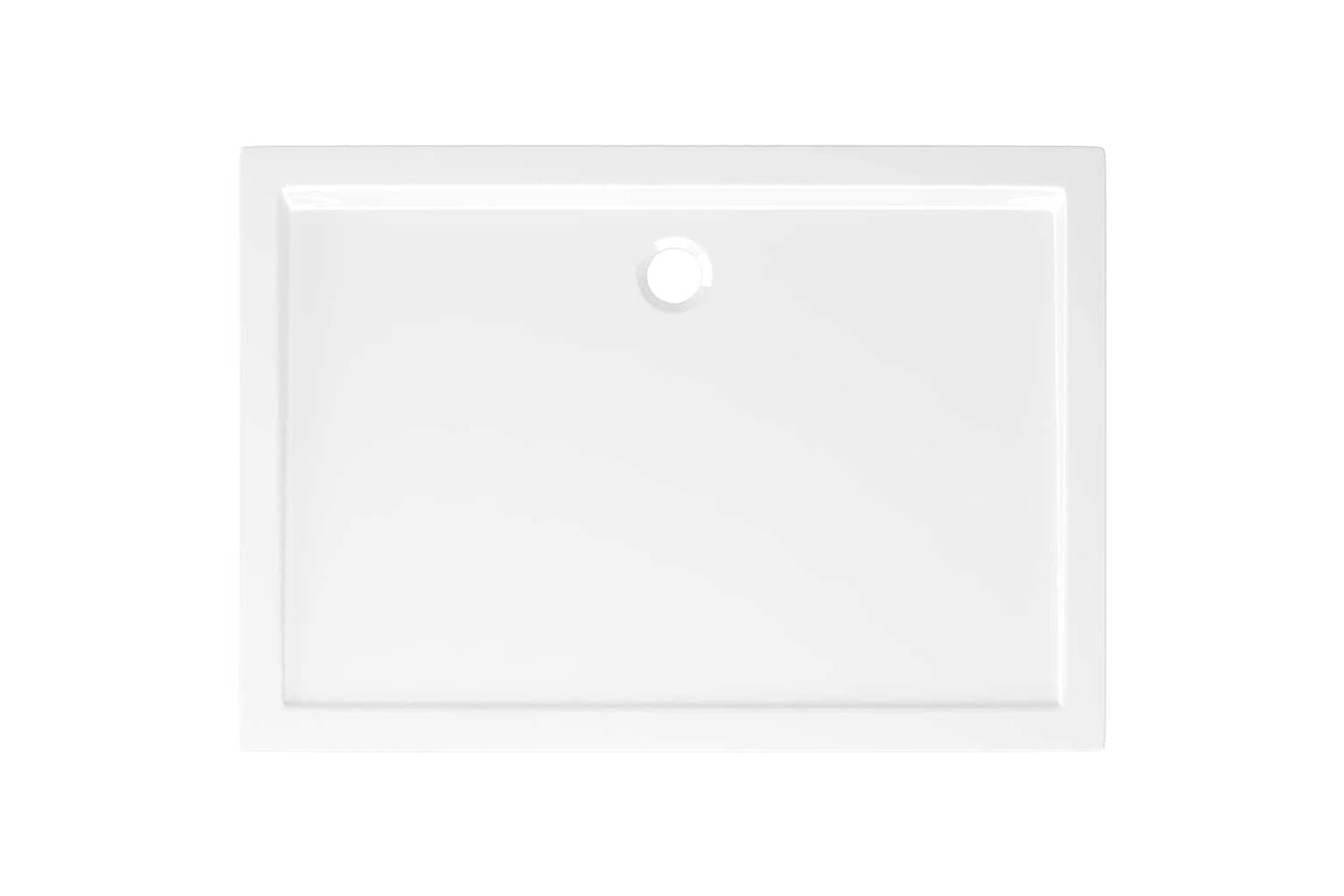 vidaXL 148909 Rectangular Abs Shower Base Tray White 80x110cm-6