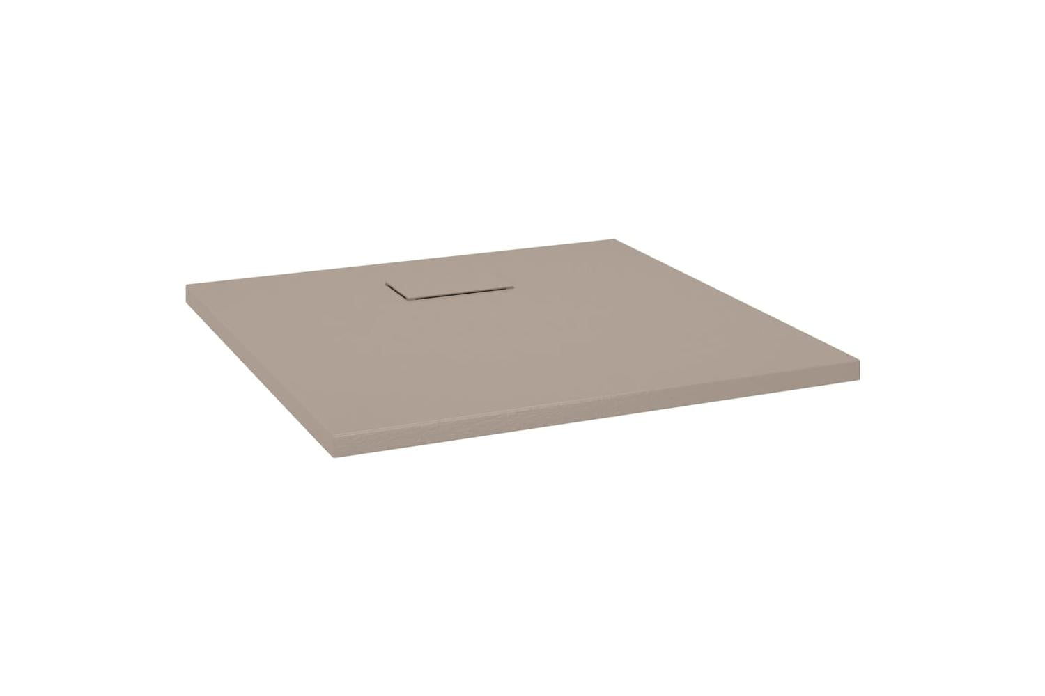 vidaXL 148922 Shower Base Tray Smc Brown 80x80cm