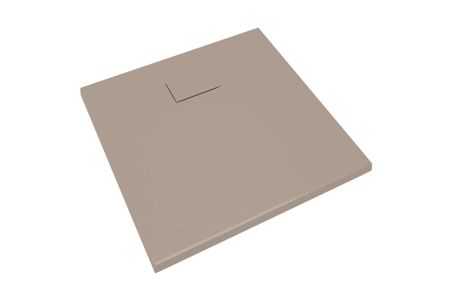 vidaXL 148922 Shower Base Tray Smc Brown 80x80cm-5