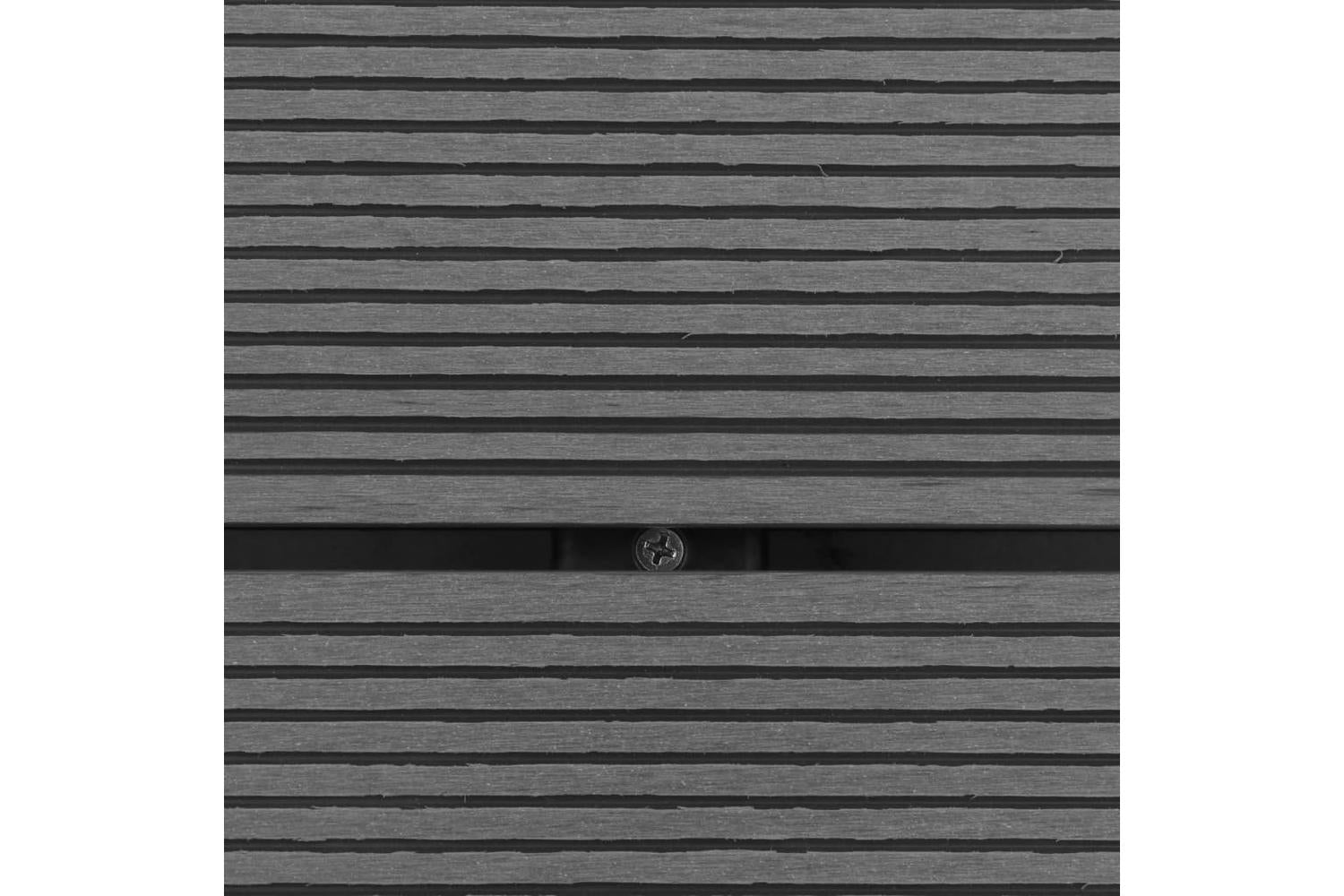 vidaXL 48203 Outdoor Shower Tray Wpc Stainless Steel 80x62cm Grey-6