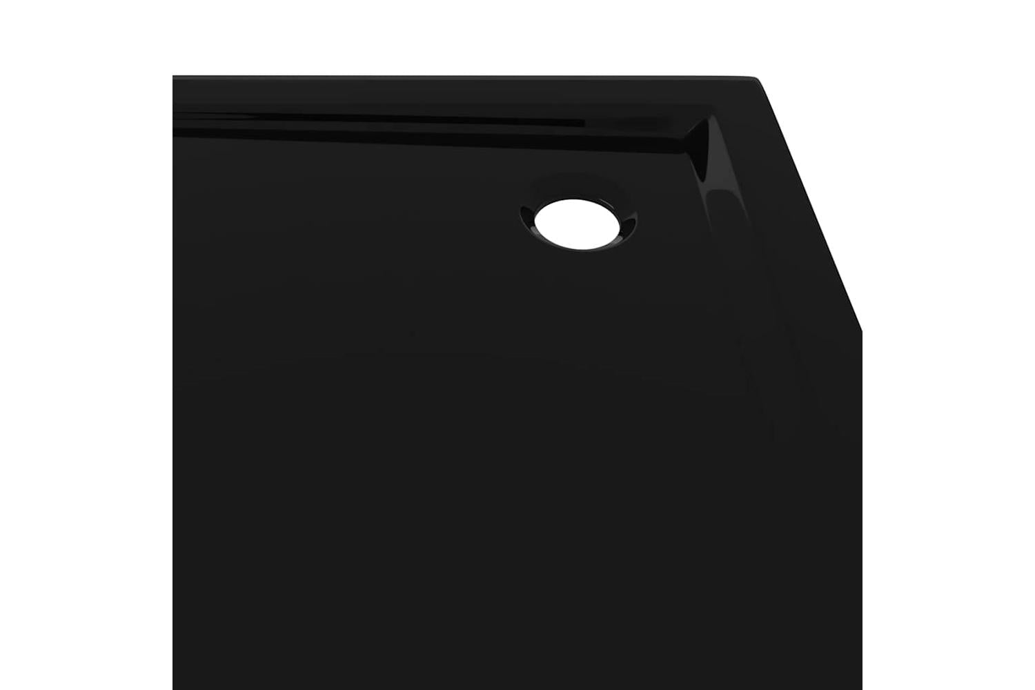 vidaXL 148916 Square Abs Shower Base Tray Black 80x80cm-7