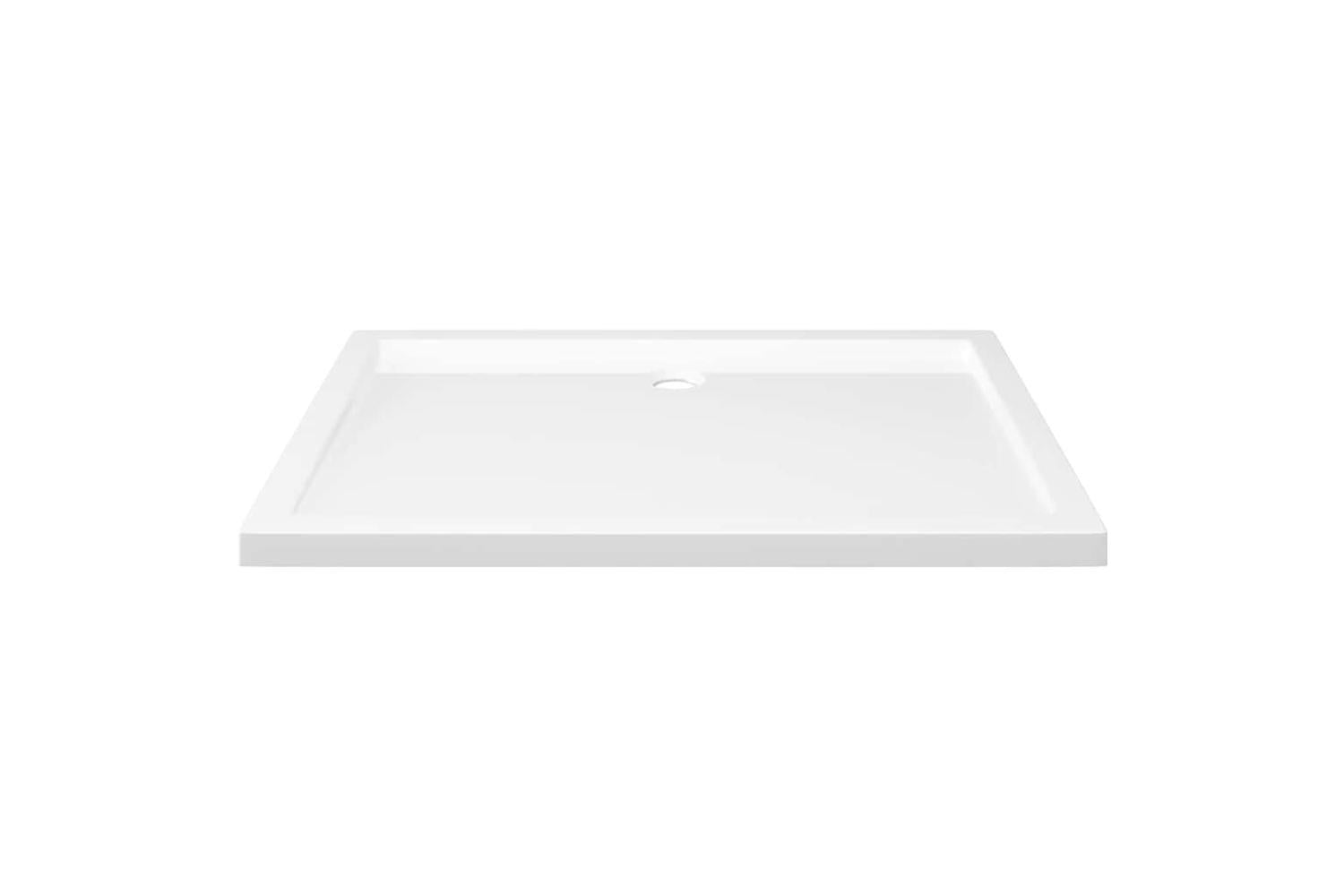 vidaXL 148906 Rectangular Abs Shower Base Tray White 70x100cm-4