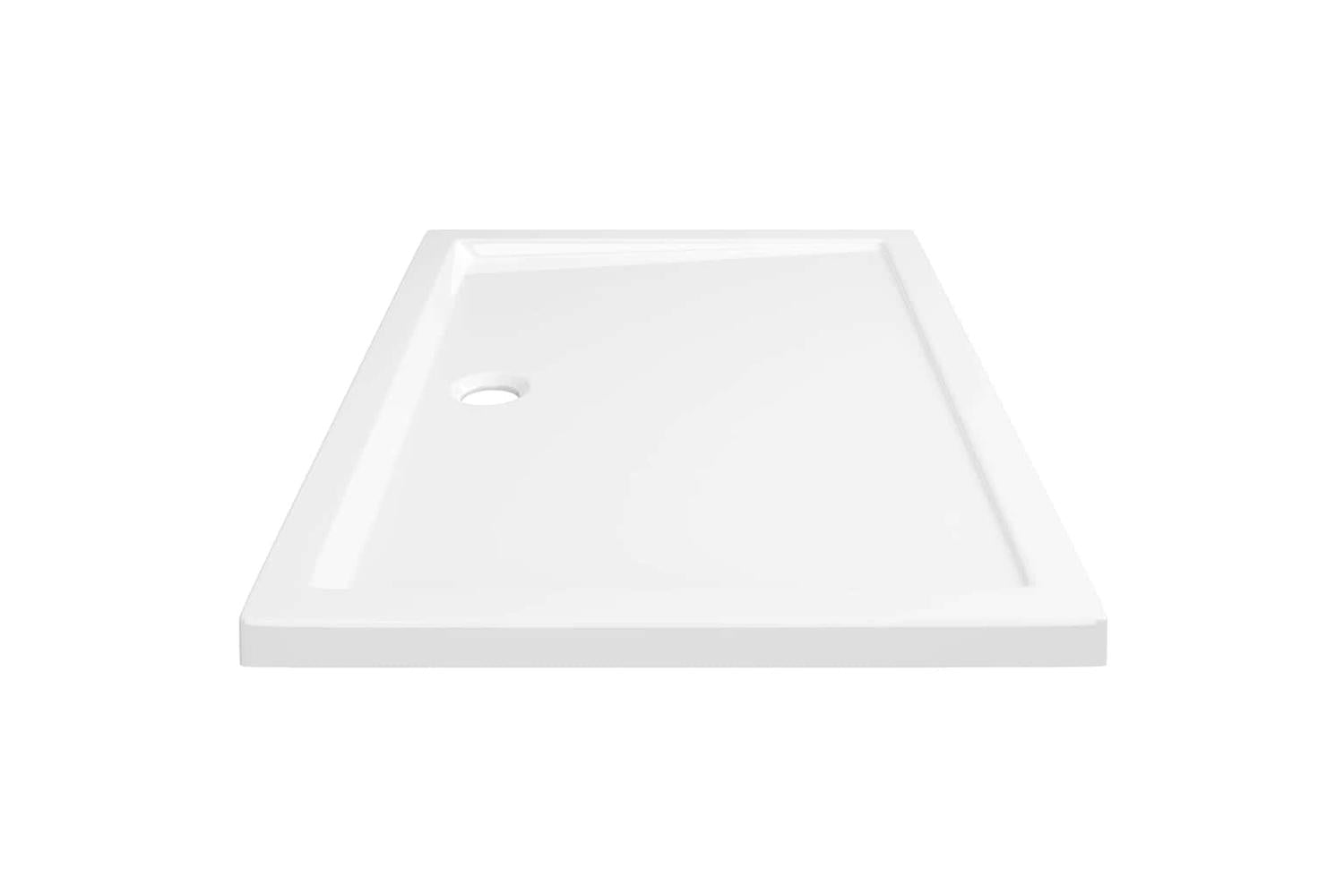 vidaXL 148906 Rectangular Abs Shower Base Tray White 70x100cm-5