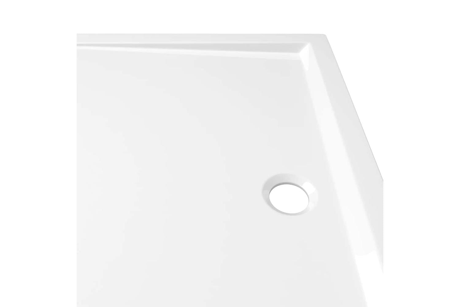 vidaXL 148906 Rectangular Abs Shower Base Tray White 70x100cm-7