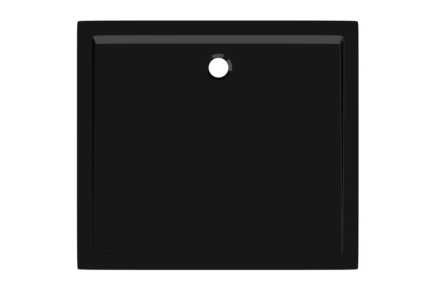 vidaXL 148917 Rectangular Abs Shower Base Tray Black 80x90cm-6