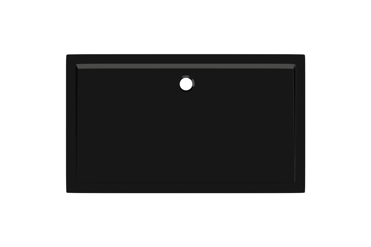vidaXL 148914 Rectangular Abs Shower Base Tray Black 70x120cm-6