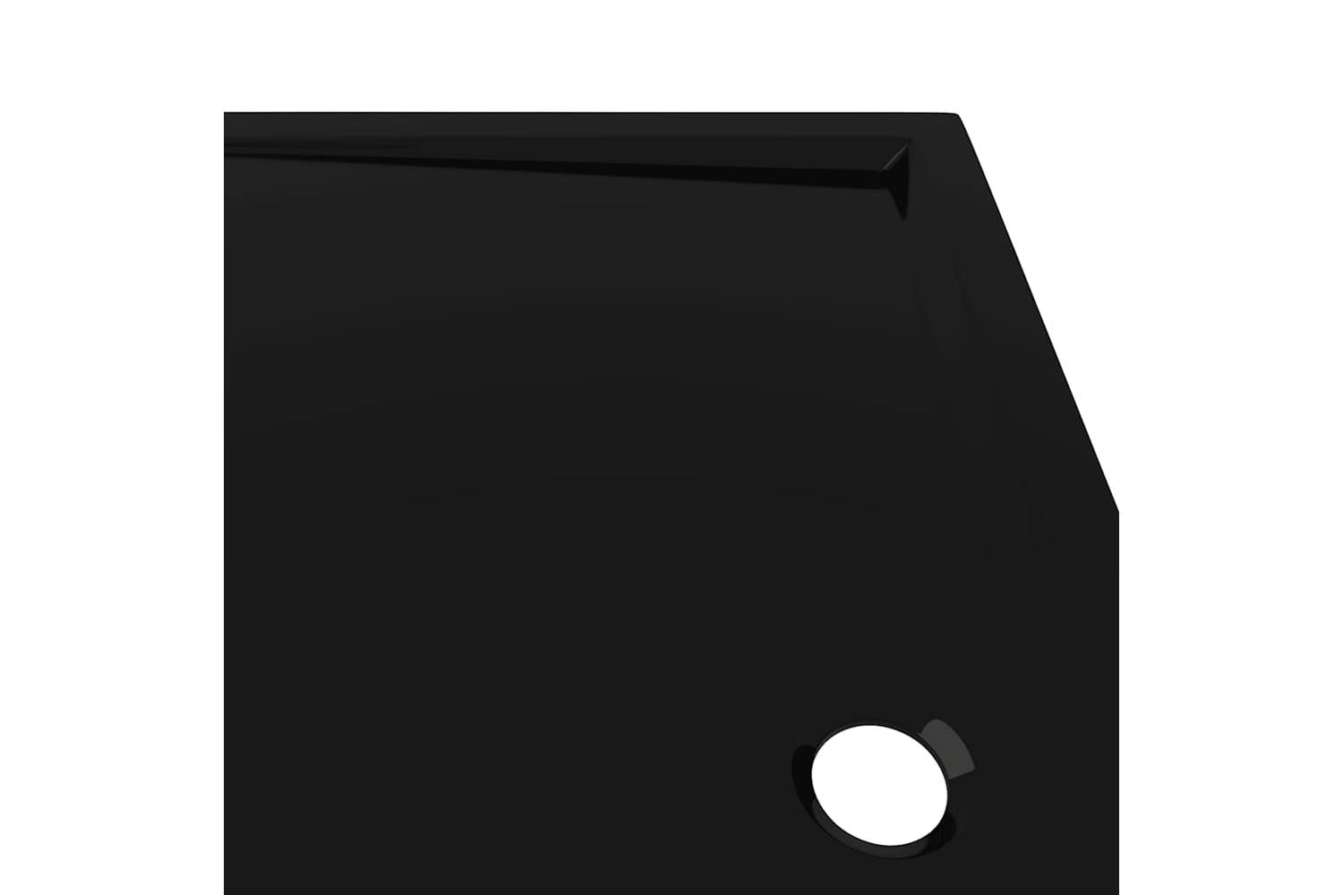 vidaXL 148914 Rectangular Abs Shower Base Tray Black 70x120cm-7