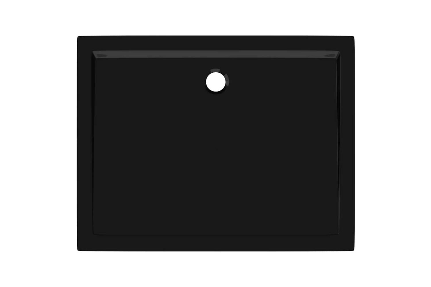 vidaXL 148912 Rectangular Abs Shower Base Tray Black 80x100cm-6