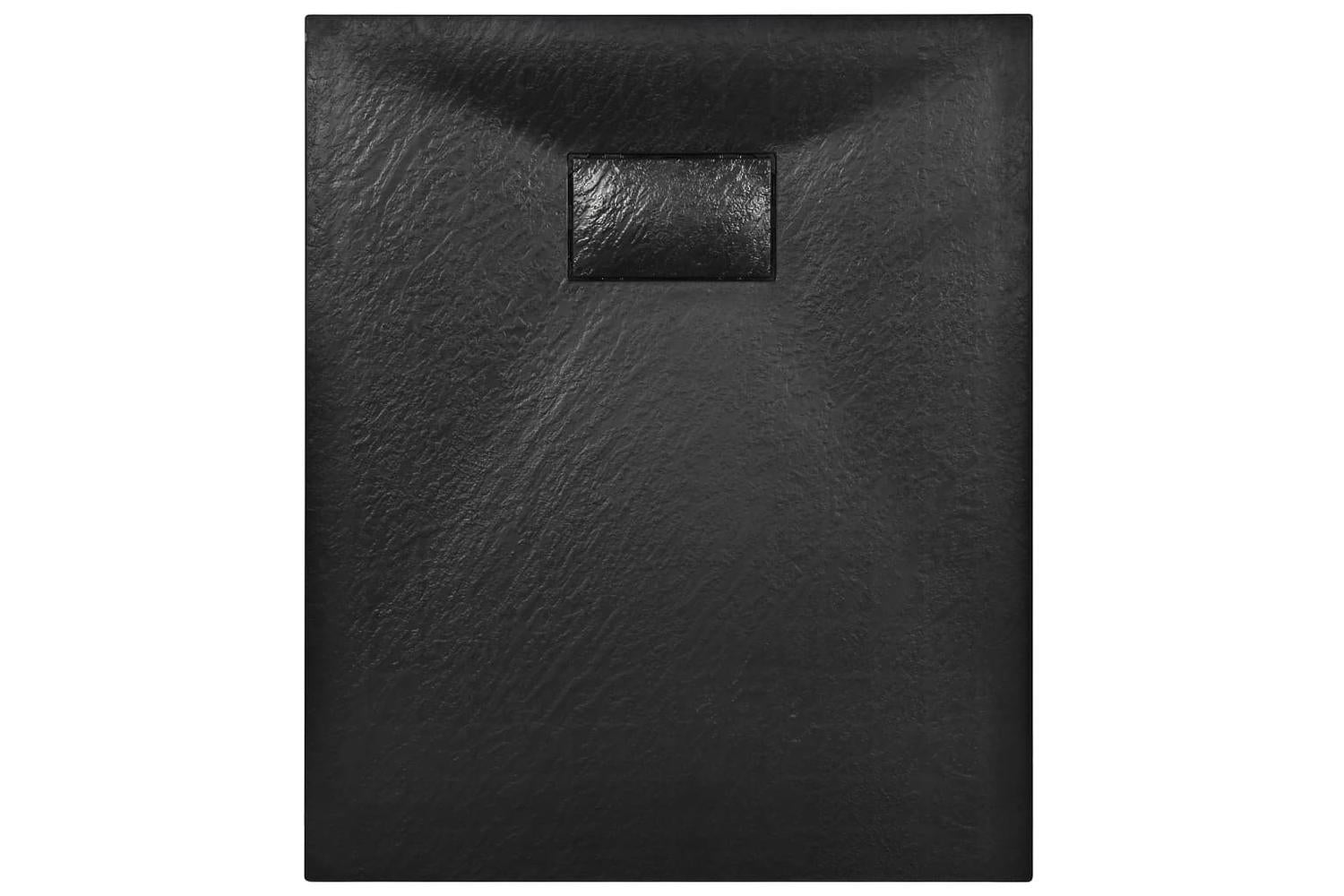 vidaXL 144777 Shower Base Tray Smc Black 90x70cm-4