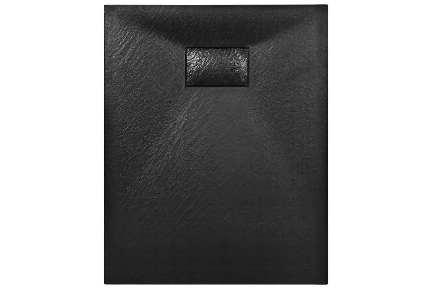 vidaXL 144780 Shower Base Tray Smc Black 100x70cm-4