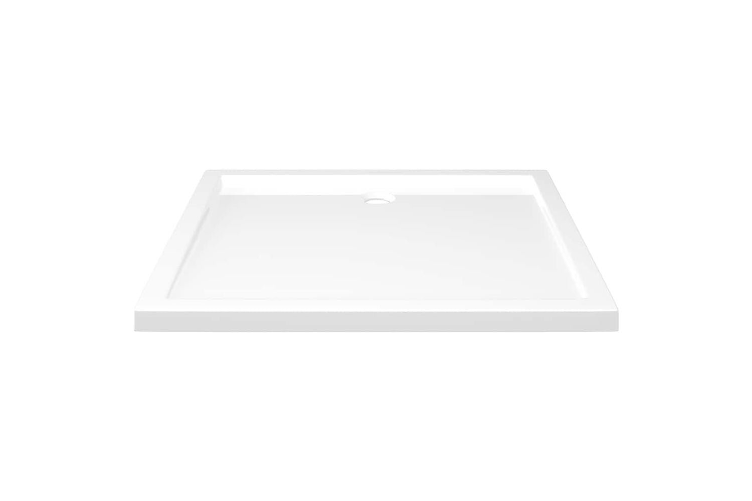 vidaXL 148908 Rectangular Abs Shower Base Tray White 80x90cm-4