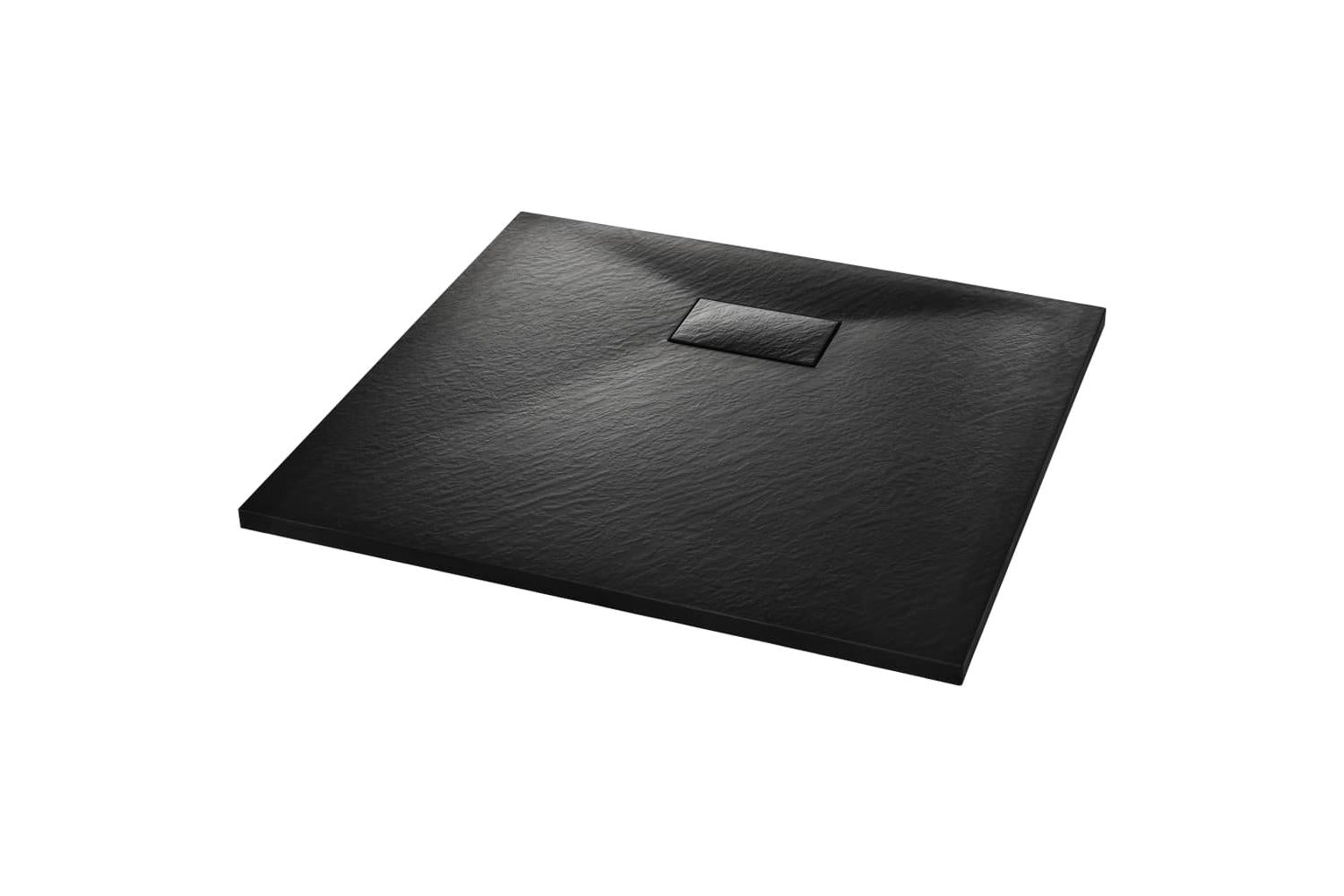 vidaXL 144778 Shower Base Tray Smc Black 90x80cm-2