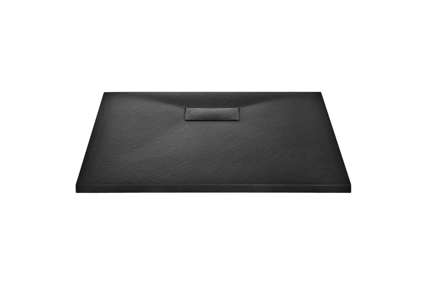 vidaXL 144778 Shower Base Tray Smc Black 90x80cm-3