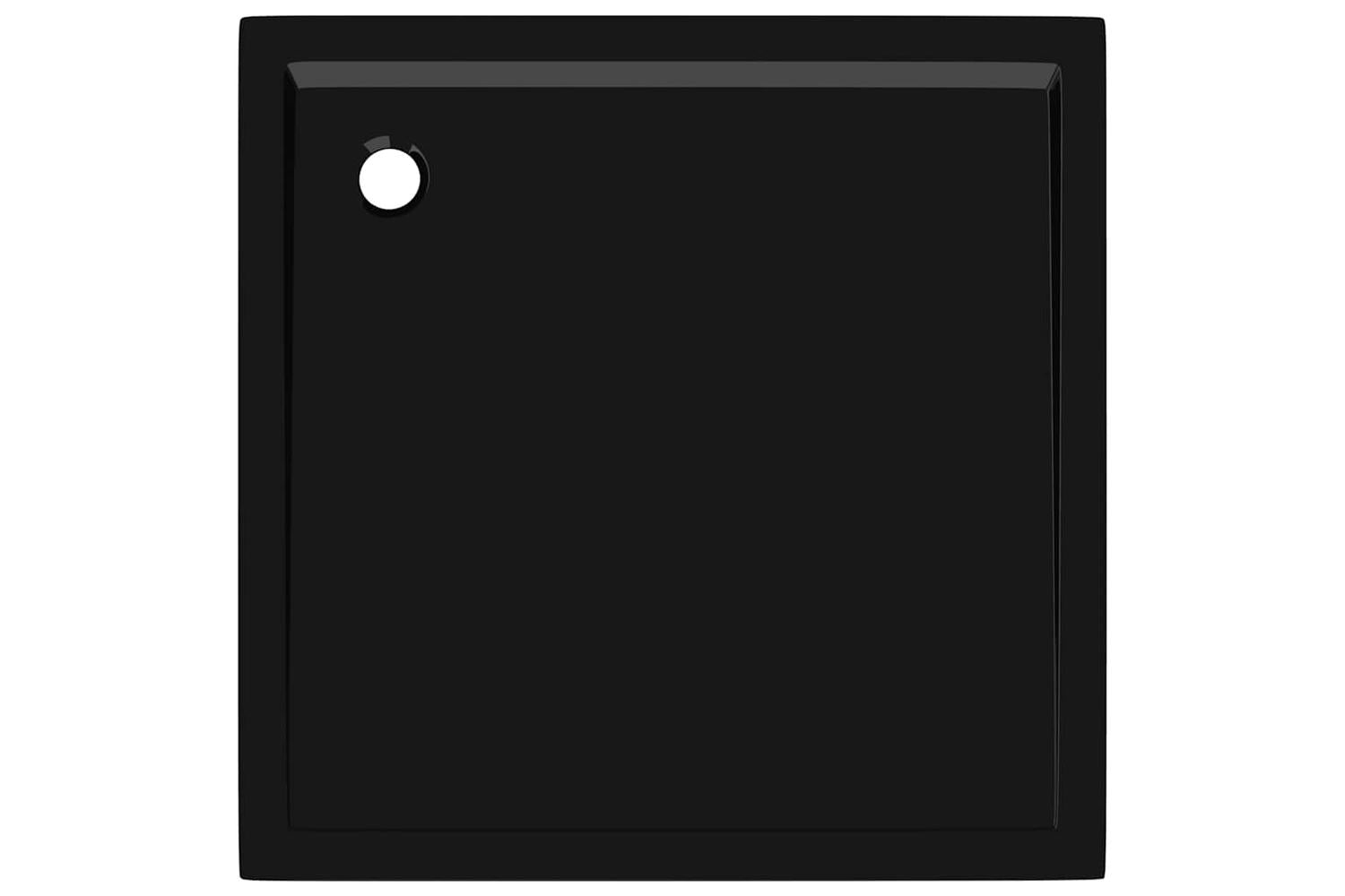vidaXL 148913 Square Abs Shower Base Tray Black 90x90cm-6