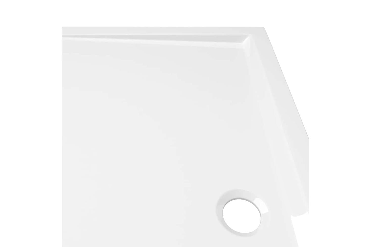 vidaXL 148905 Rectangular Abs Shower Base Tray White 70x120cm-7